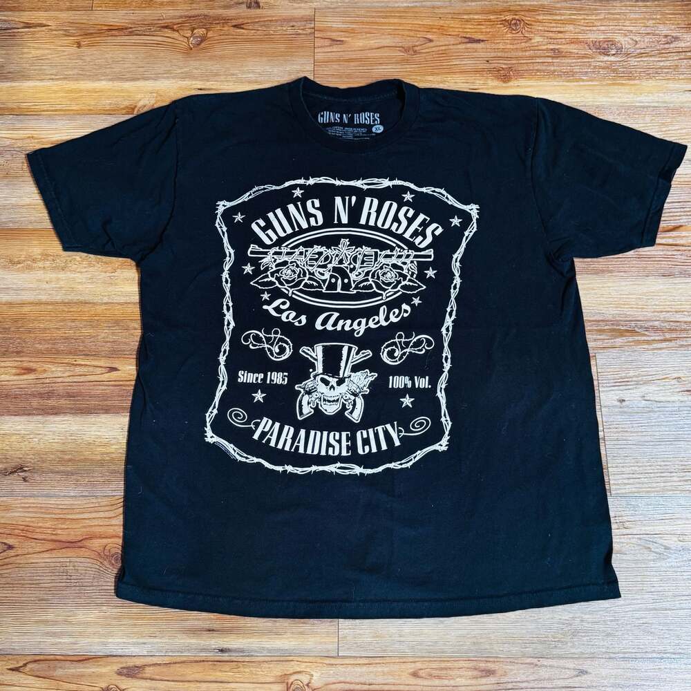 Guns N' Roses 'Paradise City' Los Angeles Graphic Band T-Shirt Size XL - Picture 1 of 4
